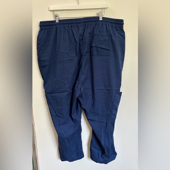 Jaanuu Navy Scrub Pant Drawstring Elastic Waist Size 3XL - Picture 7 of 9